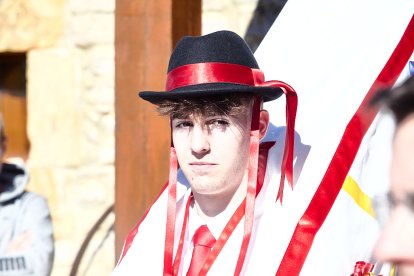 Los barroseros cumpliendo con la Fiesta de Interés Turístico