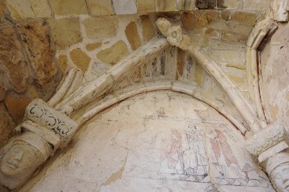 Detalle de las ruinas de la Iglesia de San Nicolás