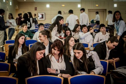 Los alumnos debatieron acerca de su propio futuro