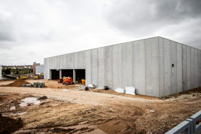 Obra de construcción del nuevo Lupa.