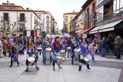 Soria se tiñe de morado por la igualdad en el 8M.