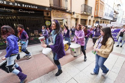 Soria se tiñe de morado por la igualdad en el 8M.