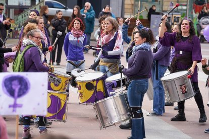 Soria se tiñe de morado por la igualdad en el 8M.