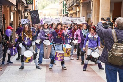 Soria se tiñe de morado por la igualdad en el 8M.