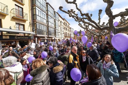 Soria se tiñe de morado por la igualdad en el 8M.