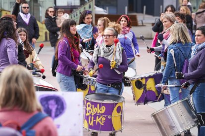 Soria se tiñe de morado por la igualdad en el 8M.