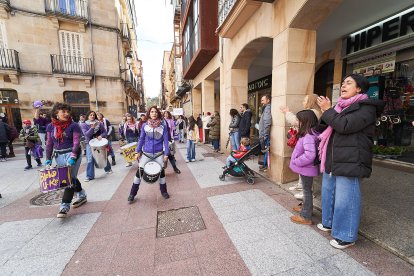 Soria se tiñe de morado por la igualdad en el 8M.