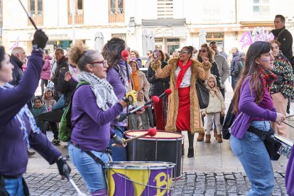 Soria se tiñe de morado por la igualdad en el 8M.