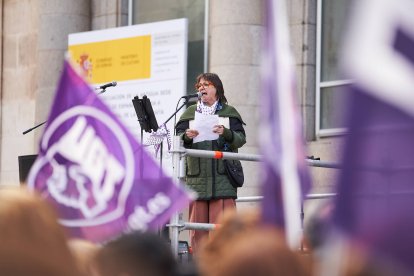 Soria se tiñe de morado por la igualdad en el 8M.
