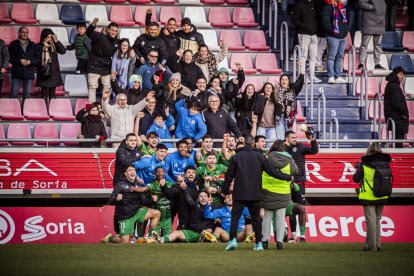 El equipo soriano se quedó sin sumar en su estadio
