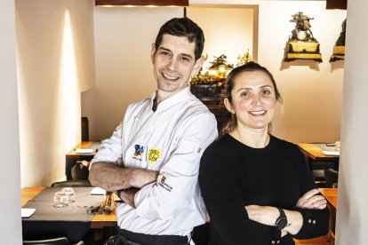 Ángel y Laura, renovadores del Restaurante Duque.