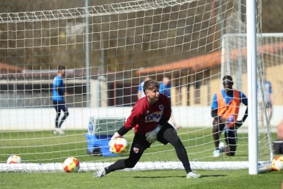 El equipo prepara el choque ante la Sarriana