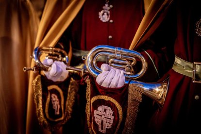 La procesión preludia la Semana Santa en la capital