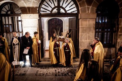 La procesión preludia la Semana Santa en la capital