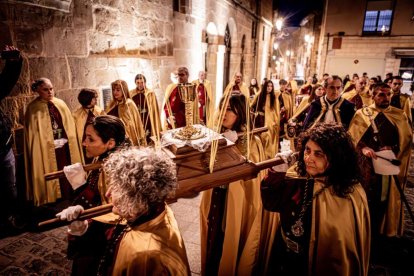 La procesión preludia la Semana Santa en la capital