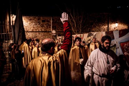 La procesión preludia la Semana Santa en la capital
