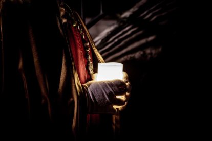 La procesión preludia la Semana Santa en la capital