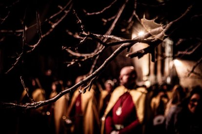 La procesión preludia la Semana Santa en la capital