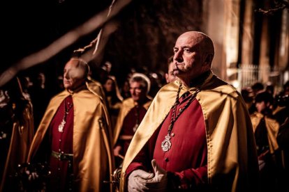 La procesión preludia la Semana Santa en la capital