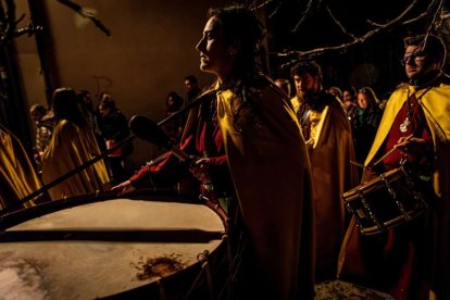 La procesión preludia la Semana Santa en la capital