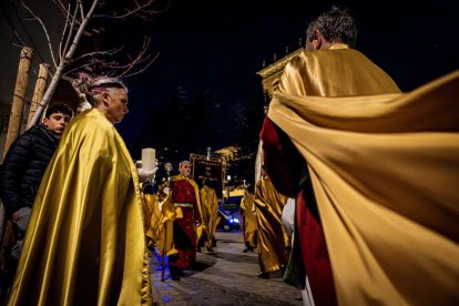 La procesión preludia la Semana Santa en la capital