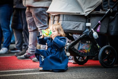 La Verónica y Jesús Caído en su emotiva salida desde San Pedro este Jueves Santo.
