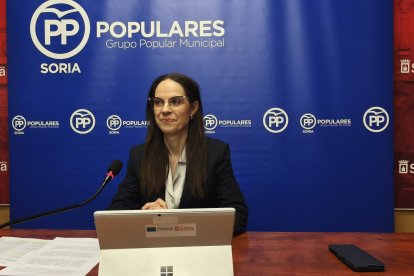 Belén Izquierdo, portavoz del PP del Ayuntamiento de Soria.