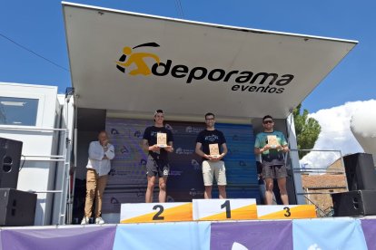 Jordán Lázaro en lo más alto del podio.