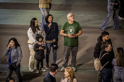 Una plaza abarrotada para celebrar el Día de Castilla y León