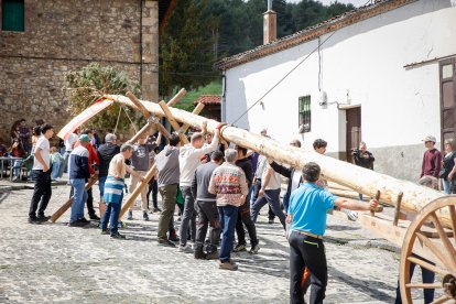 Como cada 1 de mayo, la localidad pinariega cumple con su tradición.