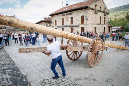Como cada 1 de mayo, la localidad pinariega cumple con su tradición.