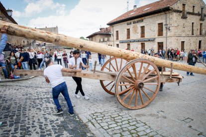 Como cada 1 de mayo, la localidad pinariega cumple con su tradición.