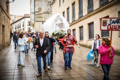 Los sorianos celebran el Catapán en los locales de cuadrilla.