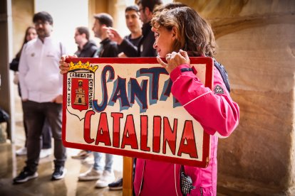 Los sorianos celebran el Catapán en los locales de cuadrilla.