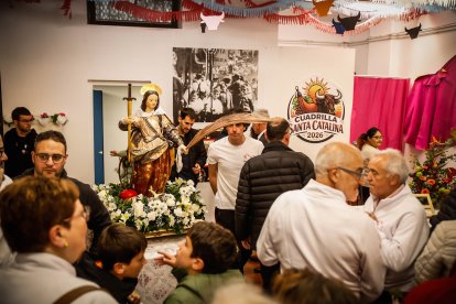 Los sorianos celebran el Catapán en los locales de cuadrilla.
