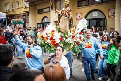 Los sorianos celebran el Catapán en los locales de cuadrilla.