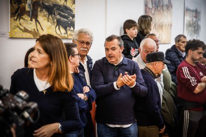 Los sorianos celebran el Catapán en los locales de cuadrilla.