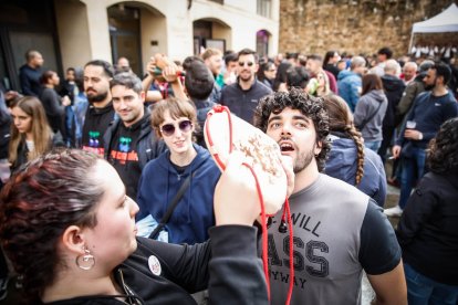 Los sorianos celebran el Catapán en los locales de cuadrilla.