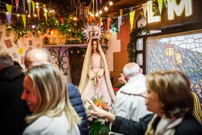 Los sorianos celebran el Catapán en los locales de cuadrilla.
