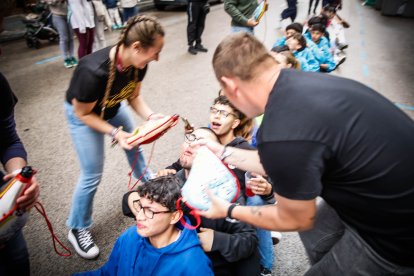 Los sorianos celebran el Catapán en los locales de cuadrilla.