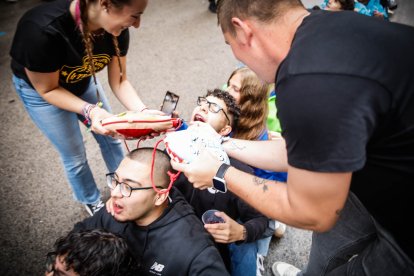 Los sorianos celebran el Catapán en los locales de cuadrilla.
