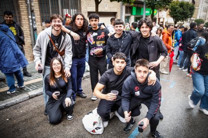 Los sorianos celebran el Catapán en los locales de cuadrilla.