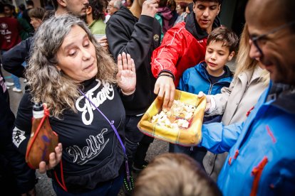 Los sorianos celebran el Catapán en los locales de cuadrilla.