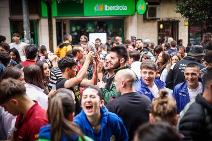 Los sorianos celebran el Catapán en los locales de cuadrilla.
