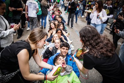 Los sorianos celebran el Catapán en los locales de cuadrilla.