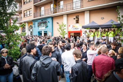 Los sorianos celebran el Catapán en los locales de cuadrilla.