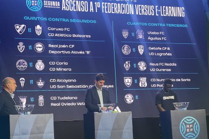 Emparejamientos de semifinales para ascender a Primera Federación.