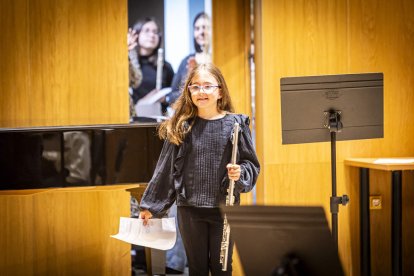 Los alumnos interpretaron el Himno de la alegría