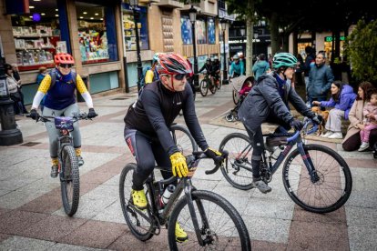La ruta Pedalovida de este año terminó en la Plaza de las Mujeres