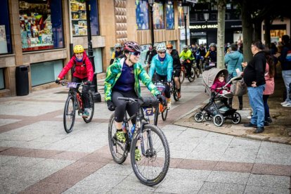 La ruta Pedalovida de este año terminó en la Plaza de las Mujeres
